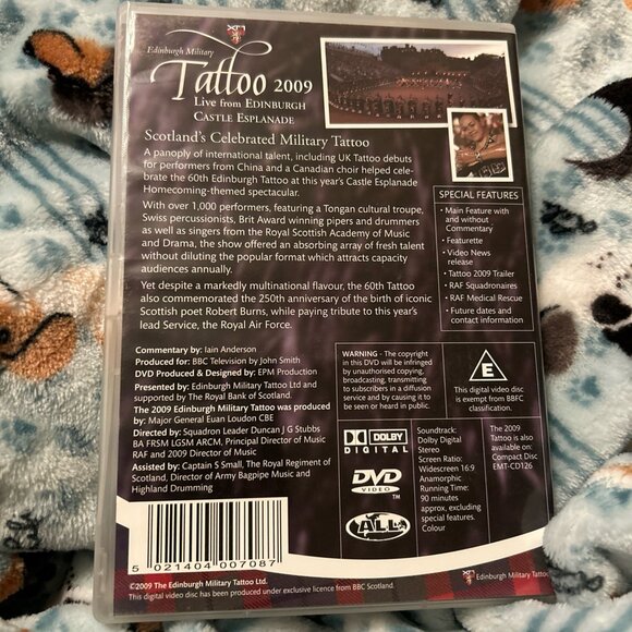 Edinburgh Military Tattoo 2009 RBS DVD Great Congratulation - Picture 3 of 6